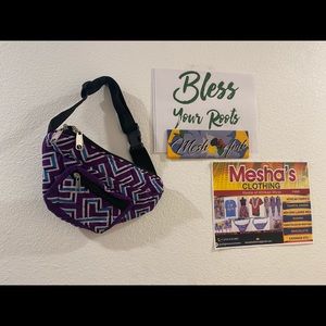 African Print Fanny Pack